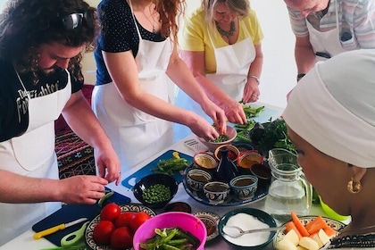 Moroccan Cooking Class & Marrakech Market Visit with Chef Khmisa