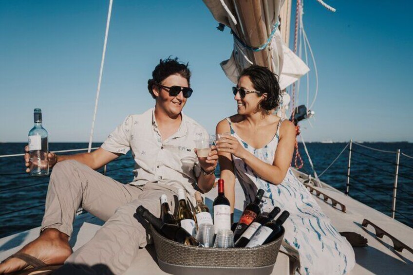 2-Hour Sunset Sailing With Wine In Stock Island