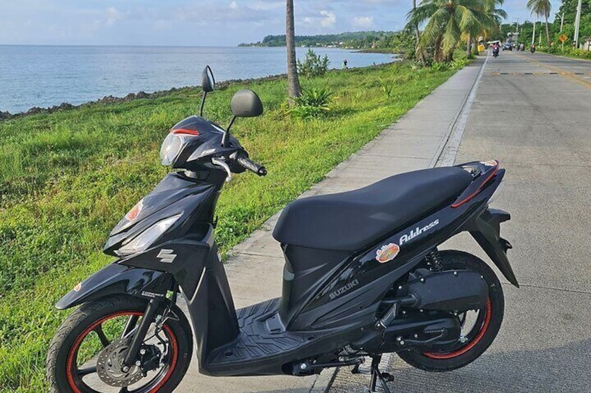 Full-Day Suzuki Address Motorcycle Rental in San Andres Island