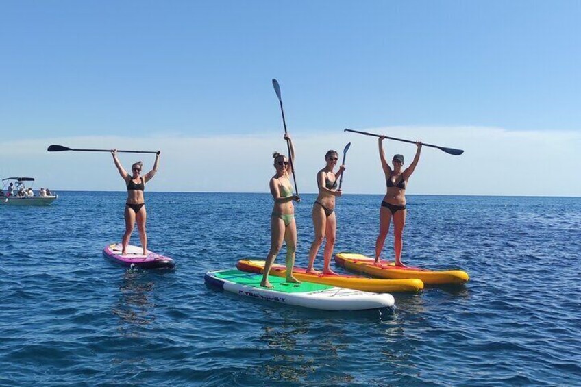 Sup Tour in Polignano caves 