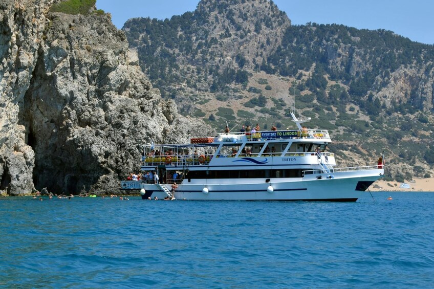 Sun and Sea Boat Trip around Rhodes with Lunch