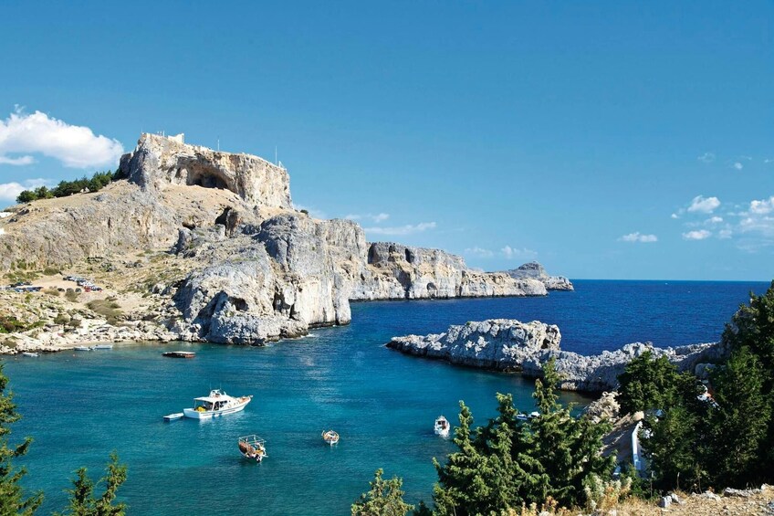 Sun and Sea Boat Trip around Rhodes with Lunch