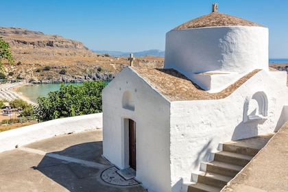 Lindos in barca da Rodi