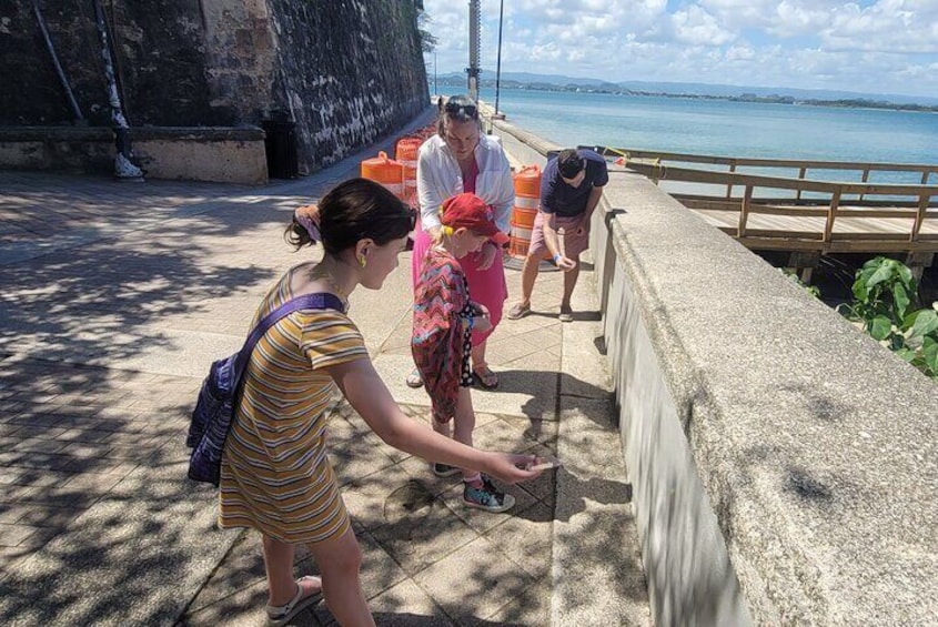 Light spectrum exploration ,while learning about fortifications of the Old San Juan.