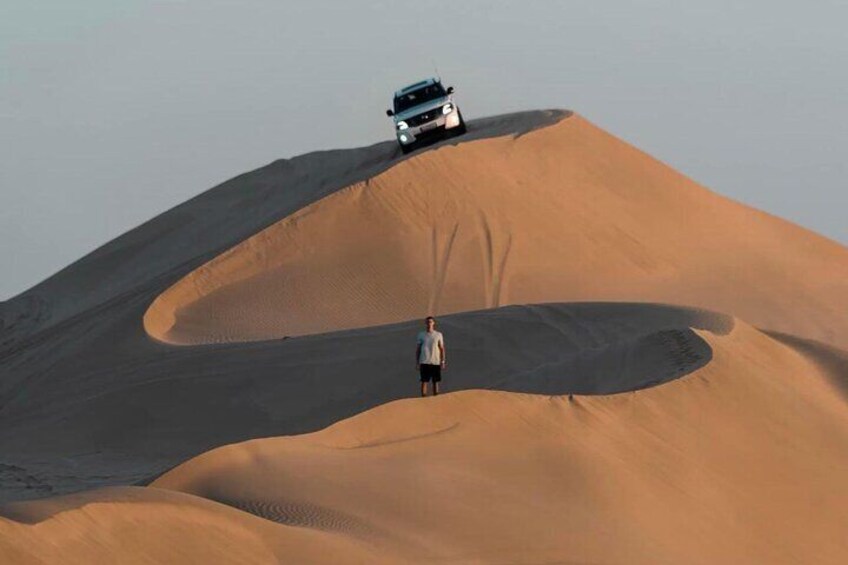 Qatar : Half Day Desert Safari with Camel ride And sand Boarding 