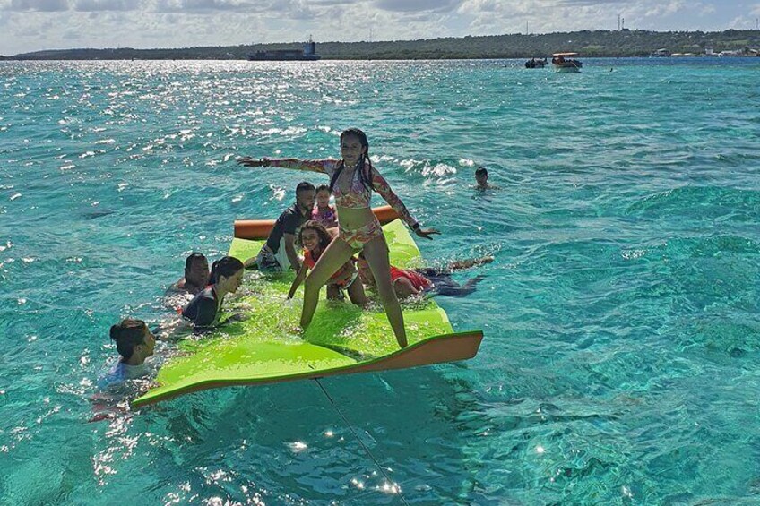 Private Pontoon Day by the Aquarium and San Andres Bay