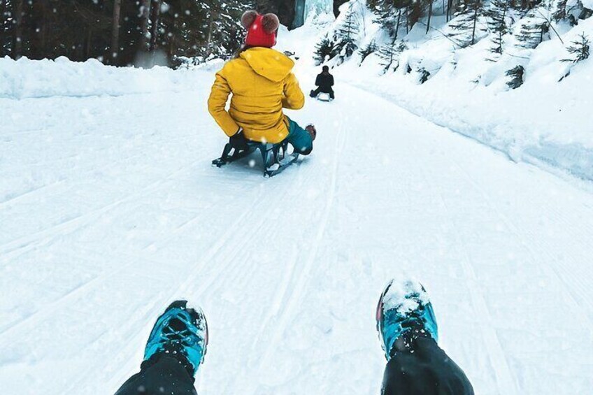 Sledding with OUTDOOR