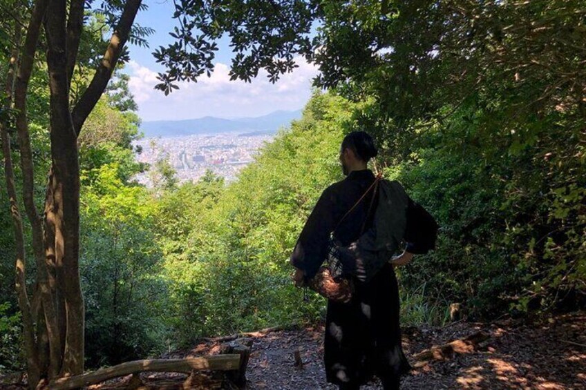Ninja trekking tour at Mt.Daimonji Kyoto