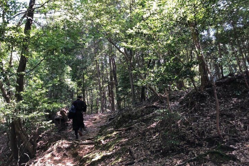 Ninja trekking tour at Mt.Daimonji Kyoto