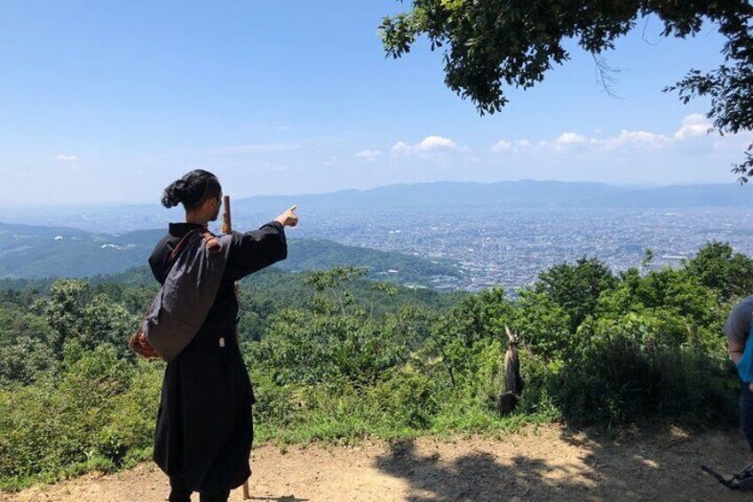 Ninja trekking tour at Mt.Daimonji Kyoto