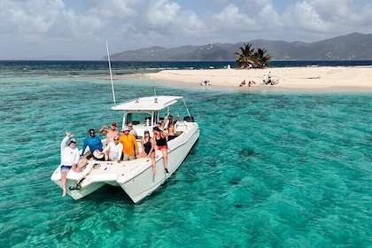 Private Power Catamaran. Secluded Beaches, Snorkeling, Turtles for Full/Hal...