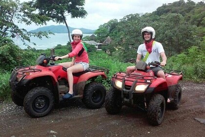 Private ATV Tour From Tamarindo: Mountain + Beach + Snorkel + Monkey Sanctu...