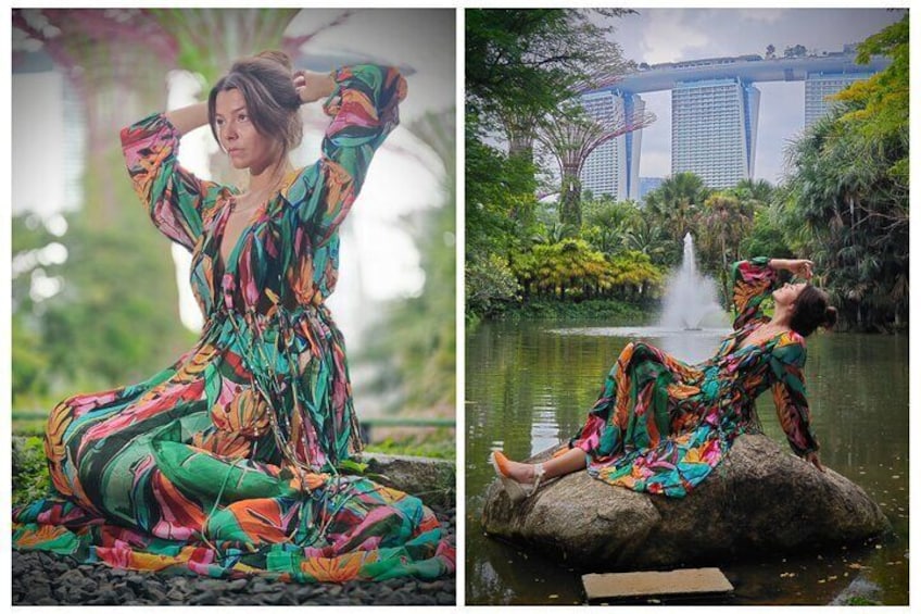 On location - Floral Fantasy & Gardens By The Bay.