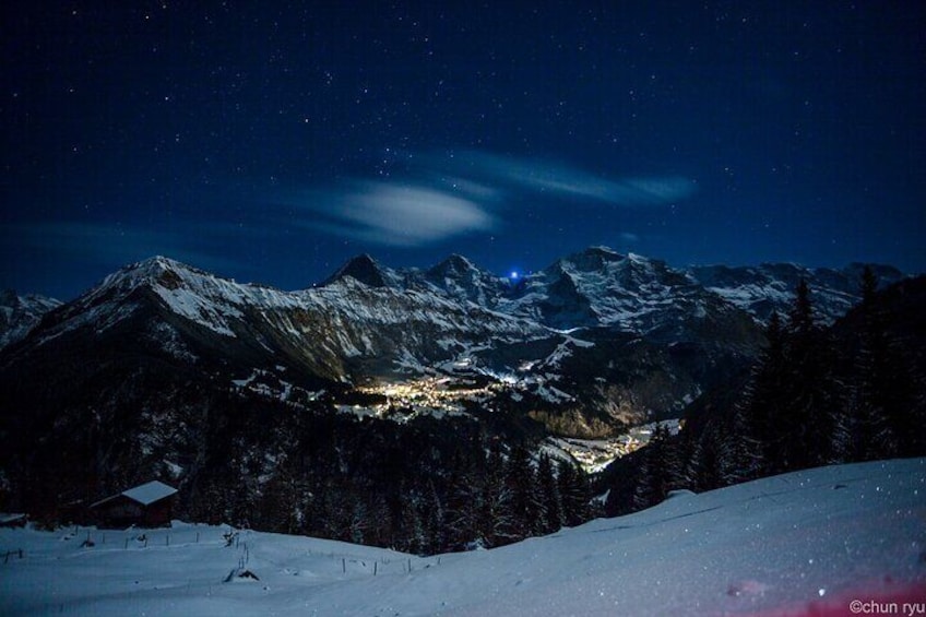 Night Sledding with Fondue