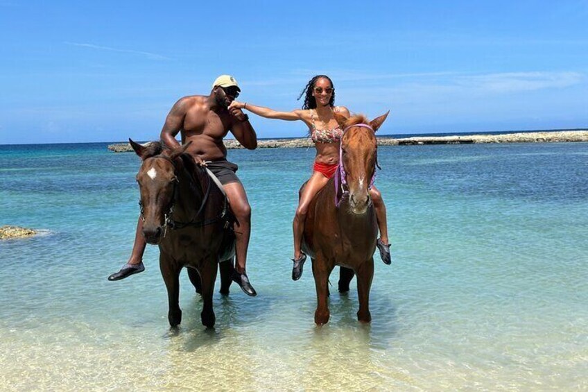 Private Horseback ride and swim in Montego Bay