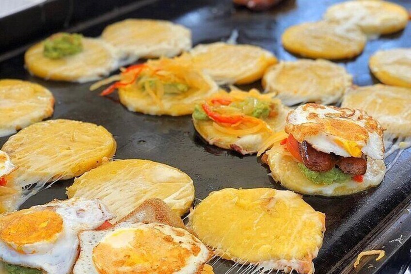 Try Venezuelan arepa breakfast sandwiches...you'll love them