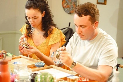 Istanbul Turkish Mosaic Lamp Workshop in Old Town