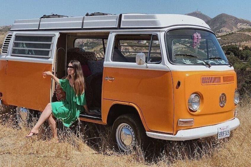 Vintage VW Hippie Shared Tour to Malibu with Wine Tasting