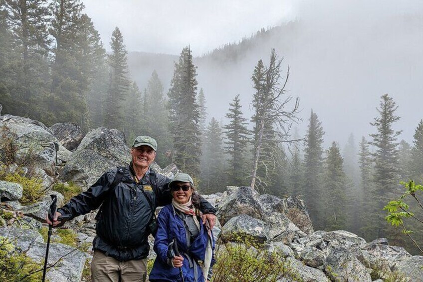 Sunshine or Rain we hike!