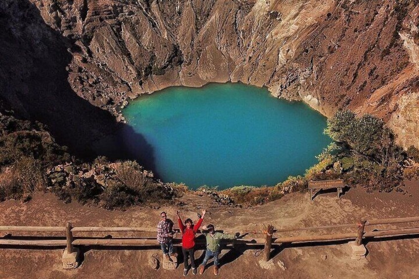 Viewpoint of the active crater Irazú Volcano National Park