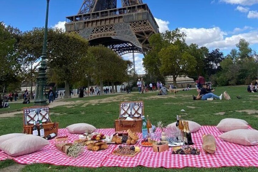 Picnic Royale by the Eiffel Tower: A Taste of French Specials