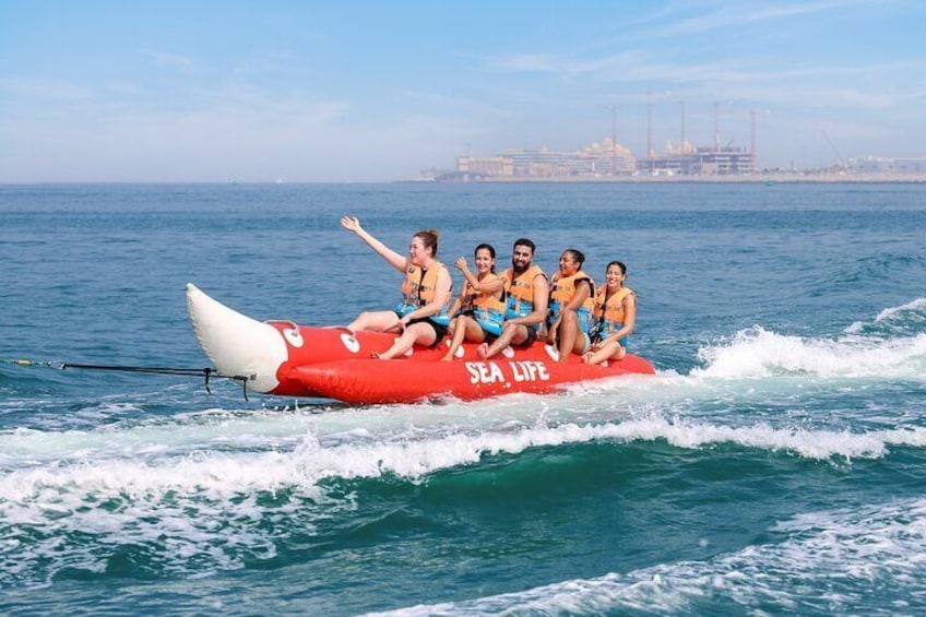 Dubai Marina Banana Boat Ride Tours