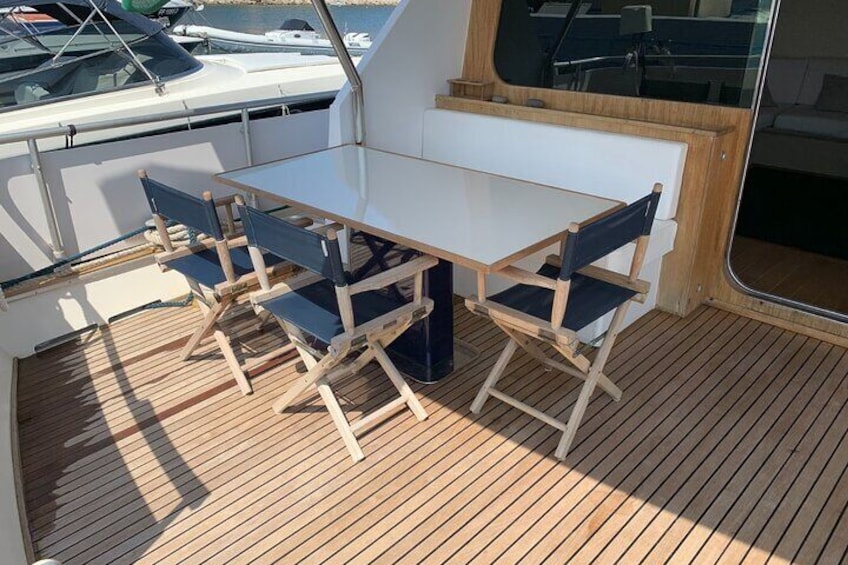 Dream day on a yacht