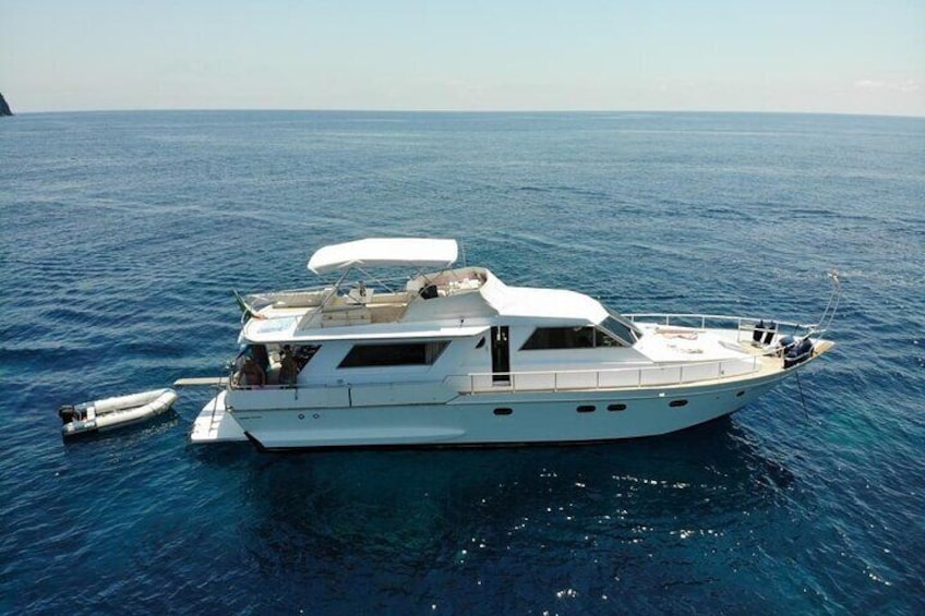 Dream day on a yacht