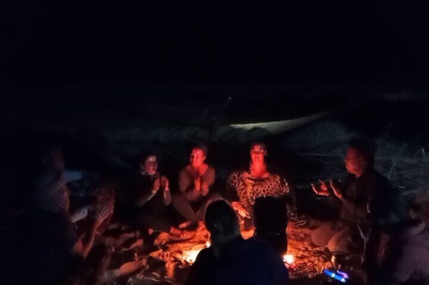 Musical evening around the fire