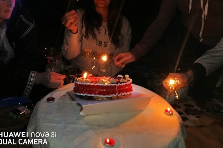 Happy Birthday
In the middle of the desert