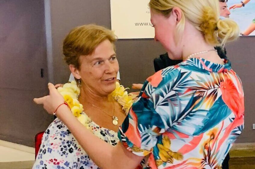 Kauai Airport Lei Greeting