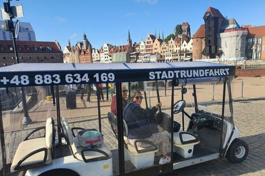 Gdańsk Private Top City Tour by Golf Cart