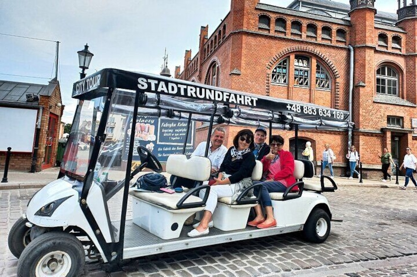 Gdańsk: City Sightseeing Tour by Buggy/Golf Cart LIVE GUIDED