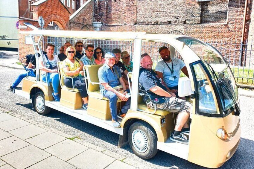 Gdańsk: City Sightseeing Tour by Golf/Buggy Cart LIVE GUIDED