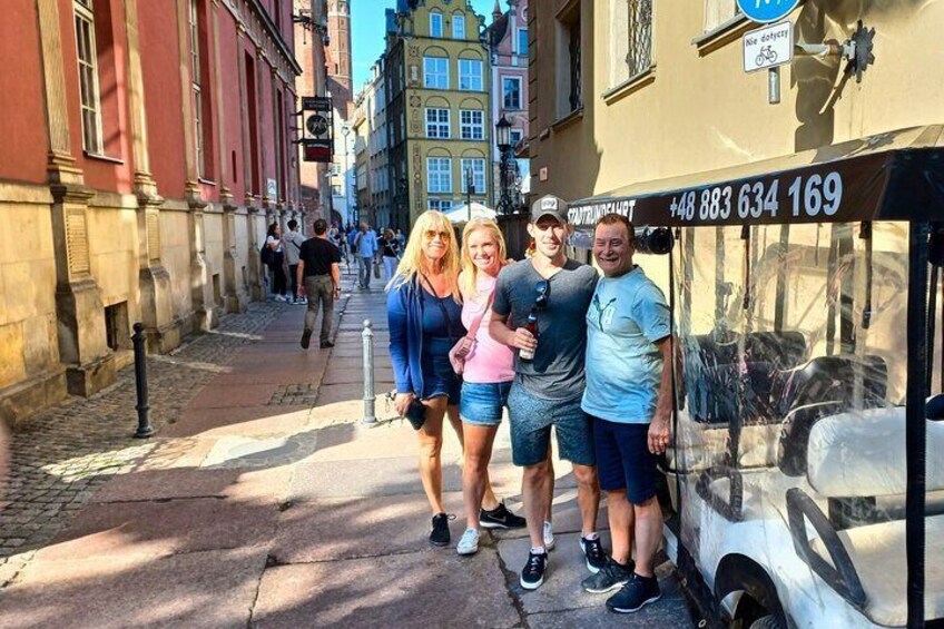 Gdańsk: City Sightseeing Tour by Golf/Buggy Cart LIVE GUIDED