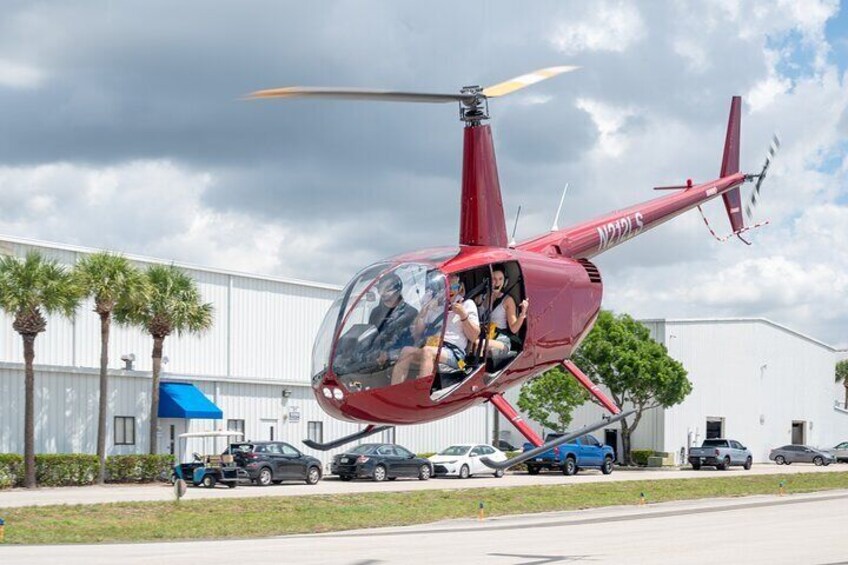 Private HOUR Helicopter Tour Lauderdale -Everglades -Miami Beach