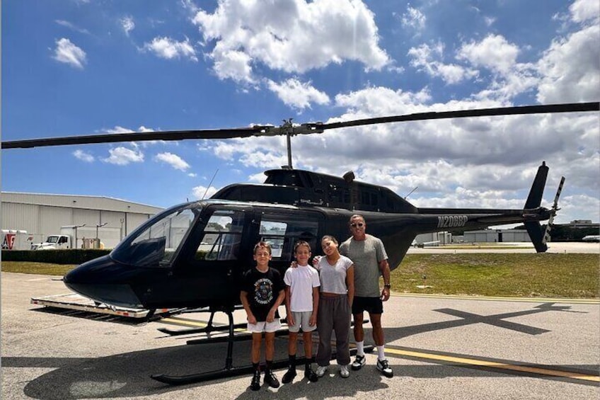 Helicopter Tour around Everglades, Hard Rock Guitar & all Beaches