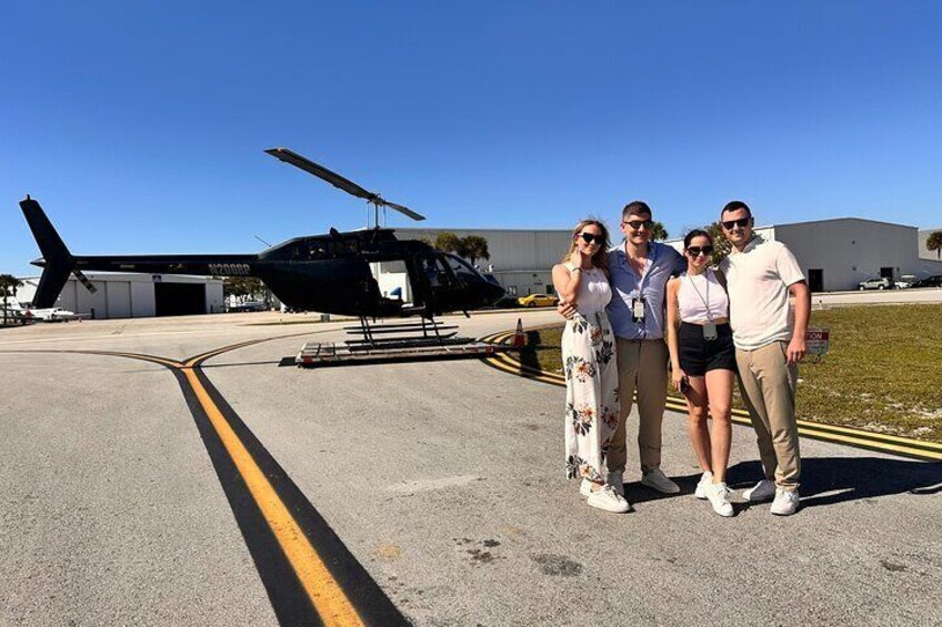 Helicopter Tour around Everglades, Hard Rock Guitar & all Beaches
