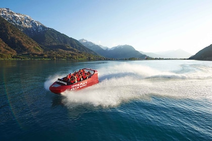 Interlaken : Promenade panoramique en jetboat sur le lac de Brienz