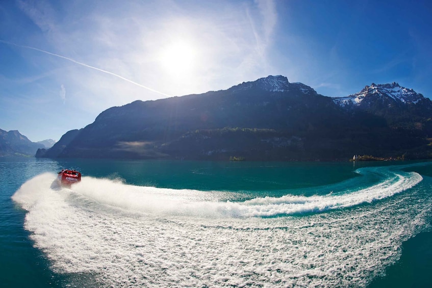 Picture 10 for Activity Interlaken: Scenic Jetboat Ride on Lake Brienz