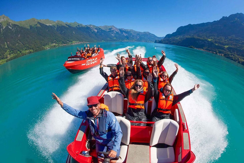 Picture 1 for Activity Interlaken: Scenic Jetboat Ride on Lake Brienz