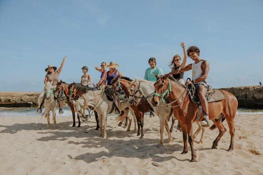 Horseback Riding and Natural Pool Adventure in Aruba