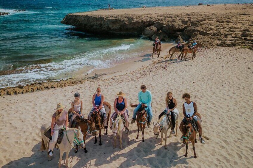 Horseback Riding and Natural Pool Adventure in Aruba