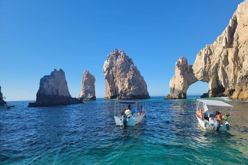 Whale Watching, Arch and Drinks on a Private Yacht