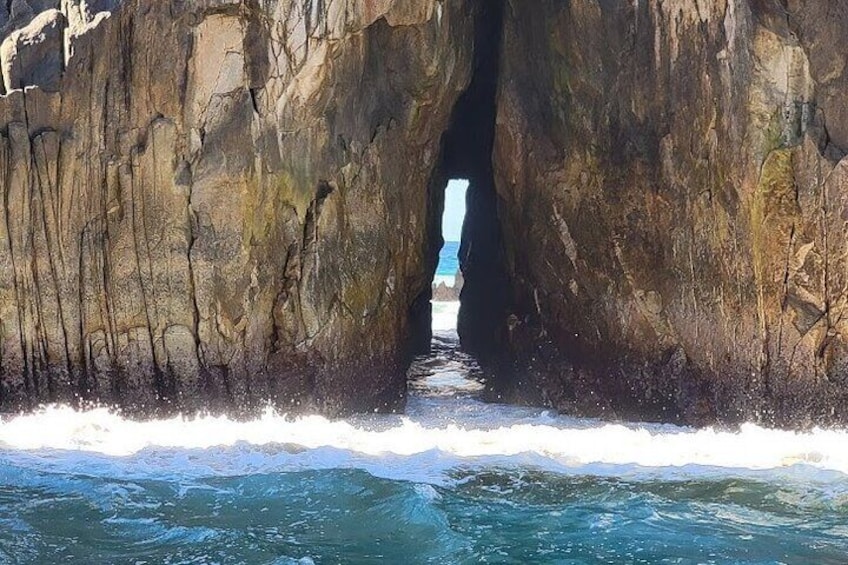 Whale Watching, Arch and Drinks on a Private Yacht