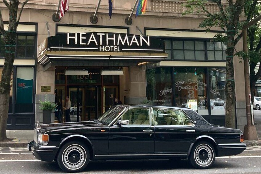 at iconic Heathman hotel