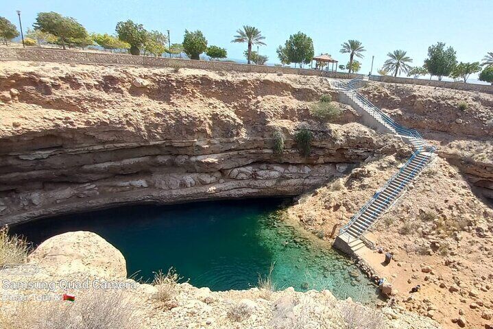 Wadi Shab Adventure & Bimmah Sinkhole And Fins White Beach Full Day Tour