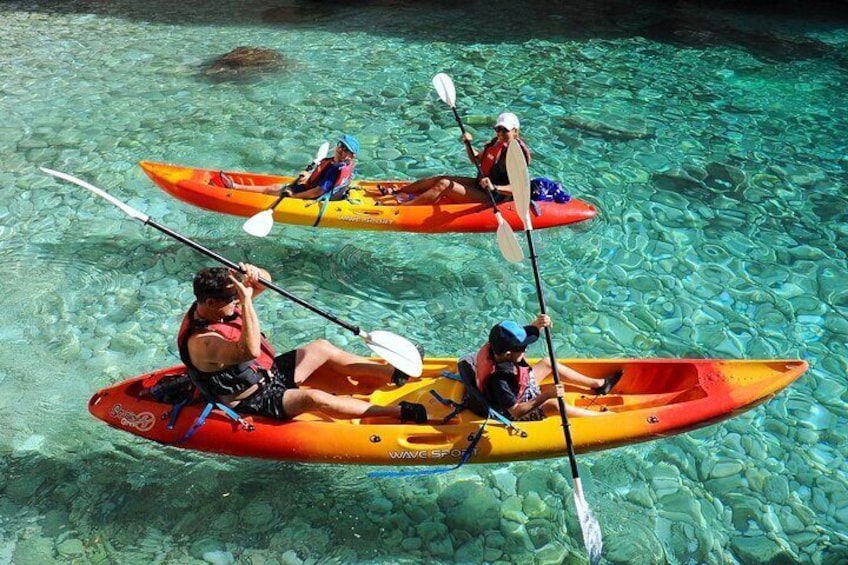 Kayak Granadella - Cala en Caló - Cova Llop Marí - Cala Ambolo