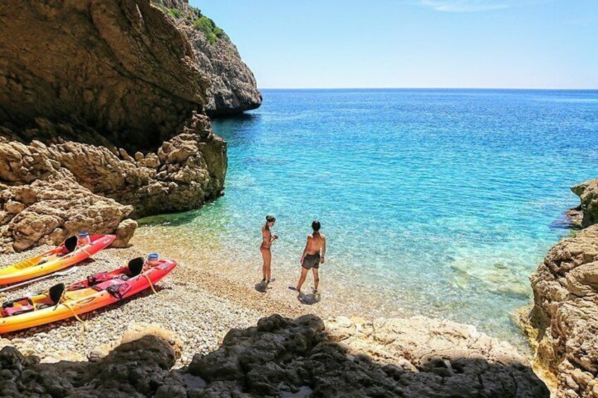 Kayak Granadella - Cala en Caló - Cova Llop Marí - Cala Ambolo