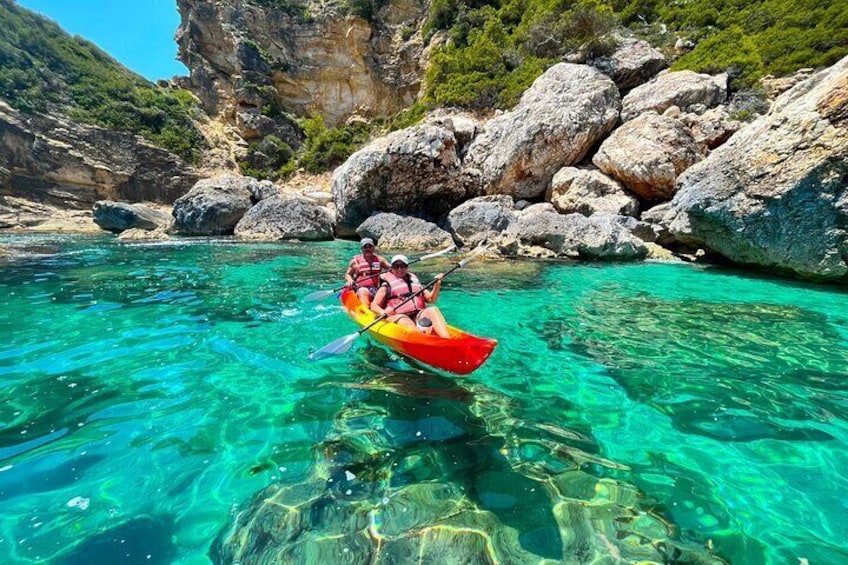 Kayak Granadella - Cala en Caló - Cova Llop Marí - Cala Ambolo